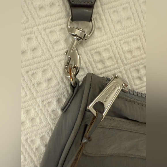 Rebecca Minkoff Charcoal Crossbody Bag with Silver Accents - Picture 2 of 6